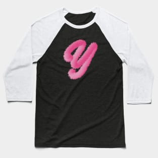 y Pink Animal Initials Baseball T-Shirt